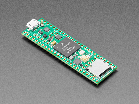 A Teensy microcontroller board