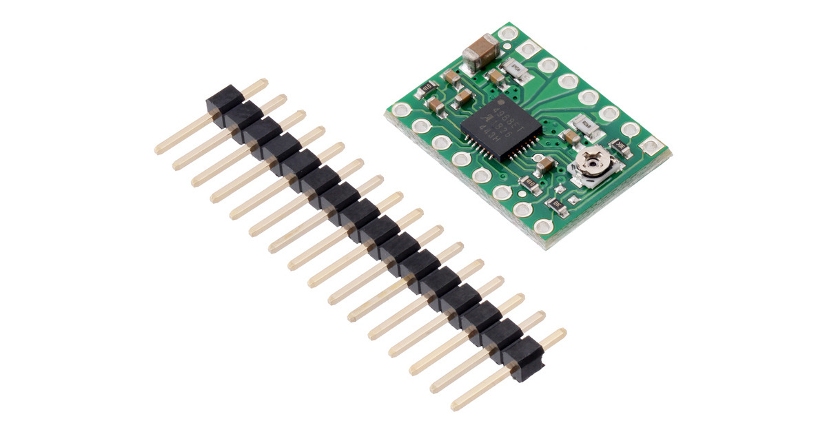 An A4988 stepper motor driver carrier