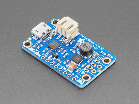A LiPo charger and 5V boost for battery backup
