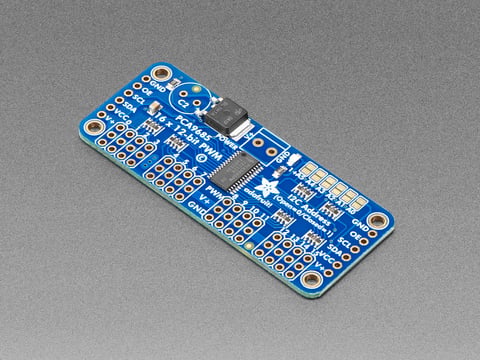 A PCA9685 16-channel PWM and servo driver