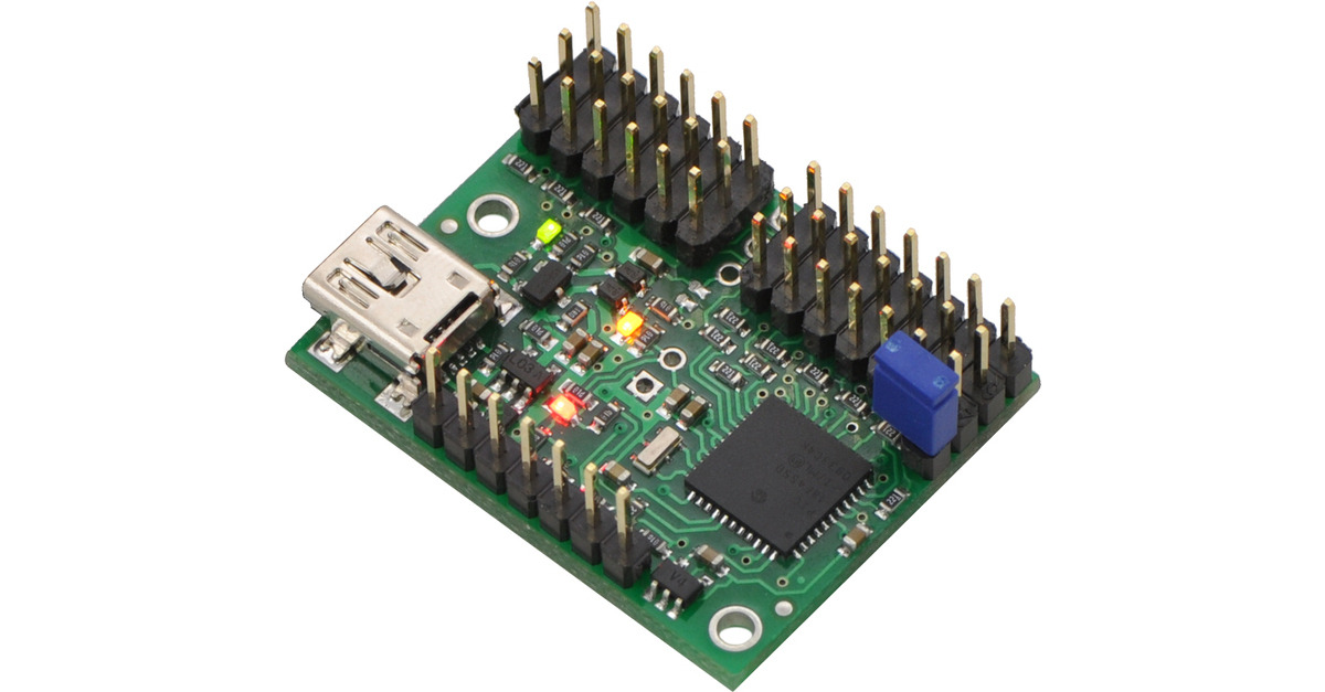 A Pololu Maestro USB servo controller